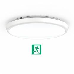 Plafoniera LED tonda Ø300 mm con EMERGENZA INTEGRATA - 18 W