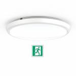 Plafoniera LED tonda Ø300 mm con EMERGENZA INTEGRATA - 18 W