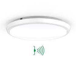 Round LED ceiling light Ø300 mm with INTEGRATED PRESENCE SENSOR -18 W
