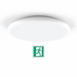 Round LED ceiling light Ø400 mm INTEGRATED EMERGENCY - 25 W - rotation fixing