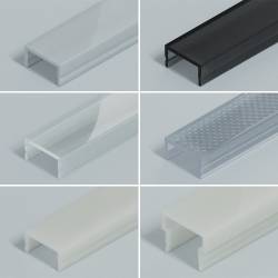 Cover Profilo LED in alluminio NP0181
