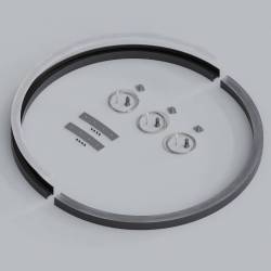 Kit nero Profilo LED in alluminio NPH-M