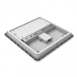 Square LED ceiling light 250x250 mm 12W - INTEGRATED EMERGENCY and CCT SELECTION