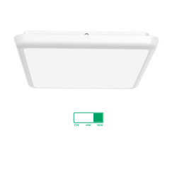 Plafoniera led quadrata 30x30 cm  CCT - 18 W