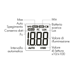 Display LCD Luxometro Digitale Tester Misuratore Intensità Luce - TA630B