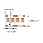 LED Strip SMD 2835 - 24V - 22W/m - 240led/m