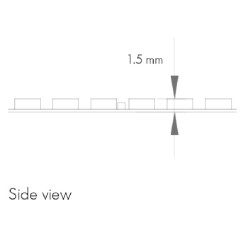 Flex Strip LED 2835 24V 120led/m 9,6W 5mm 1350lm/m IP20 | Nauled Srl