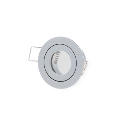 Ghiera Tonda Finitura Alluminio per Lampadina Led MR11 con Attacco GU4