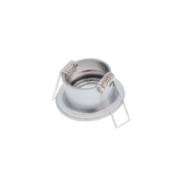 Ghiera Tonda Finitura Alluminio per Lampadina Led MR11 con Attacco GU4
