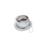 Round LED Spotlight Holder Aluminum Finish for MR11 LED Bulb with GU4 Base