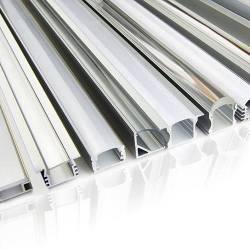 Aluminum profiles for LED flex strips - CUSTOM MADE | Nauled Srl