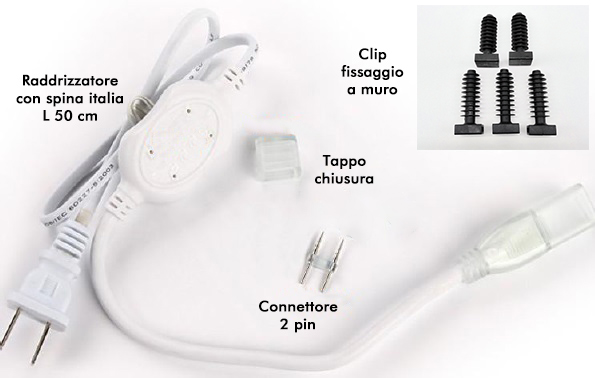 kit illuminazione vano con striscia led 2835